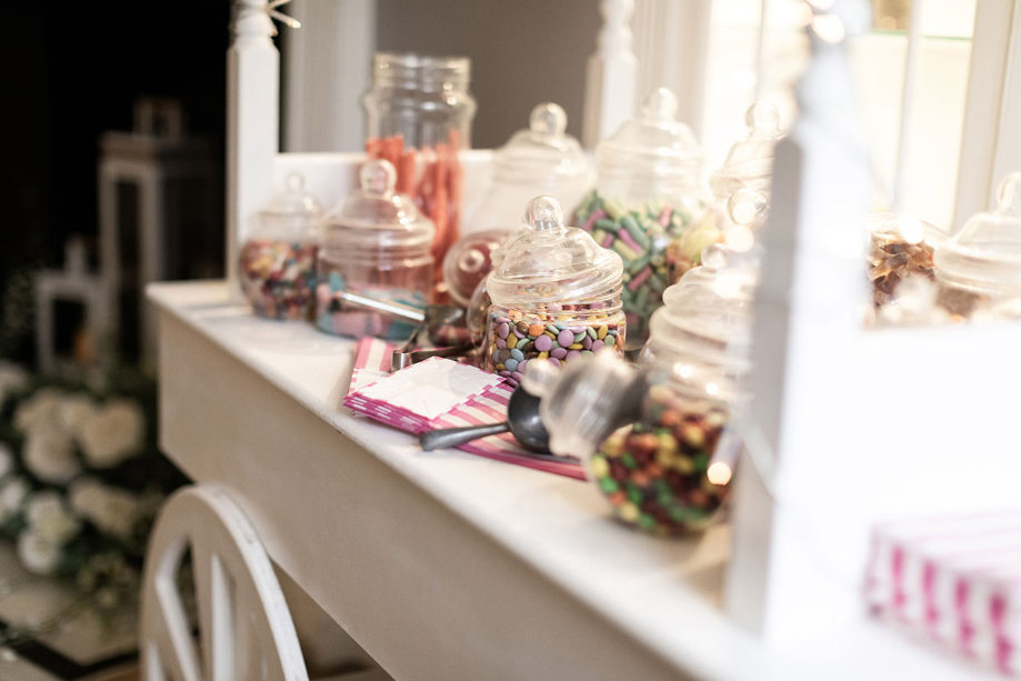 Detail shot of a candy cart