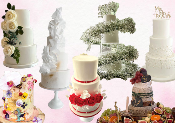 A selection of wedding cakes from Scottish bakers 