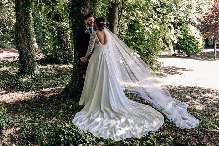 Bride And Groom Portrait At Lochgreen By Tandem Photo