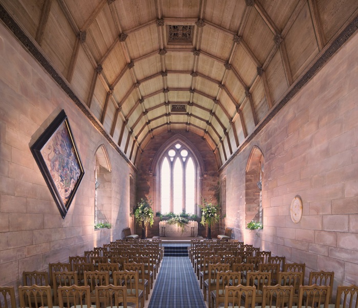 wedding chapel at Rosebery House