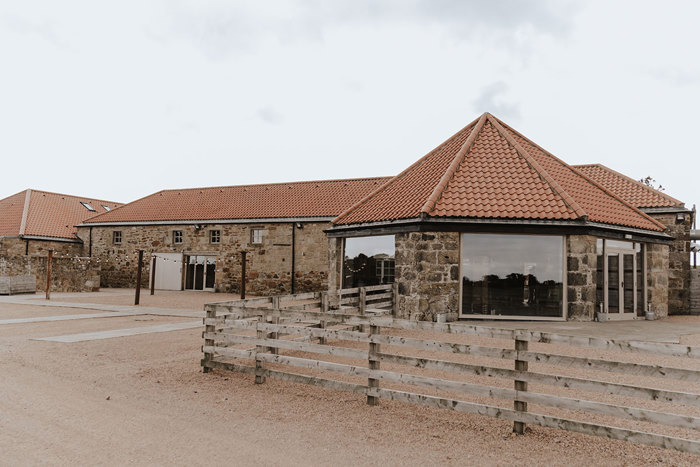 exterior photograph of falside mill wedding venue in fife