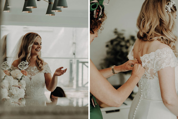 Bride Getting Ready