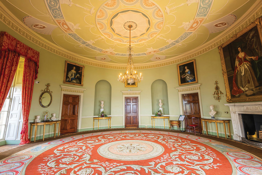 Interior of the Round Drawing Room at Culzean Castle
