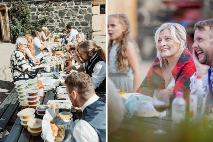 Comrie Croft Eco Friendly Wedding Meal