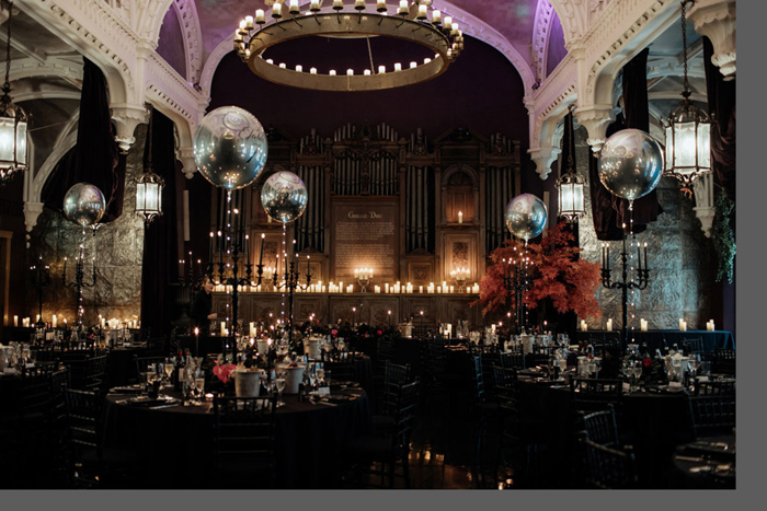 Ghillie Dhu Edinburgh Set For A Wedding Reception