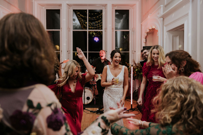 Wedding Dancing At Netherbyres House