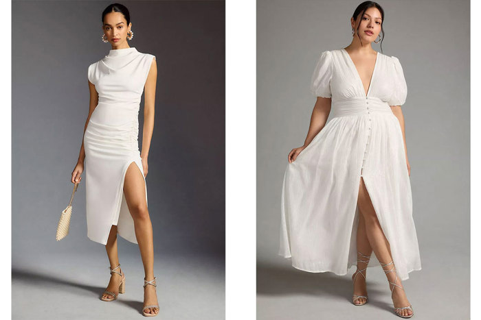 Anthropologie two White bridal Dresses