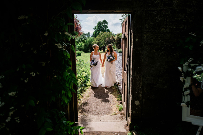 Bridal portraits outdoors