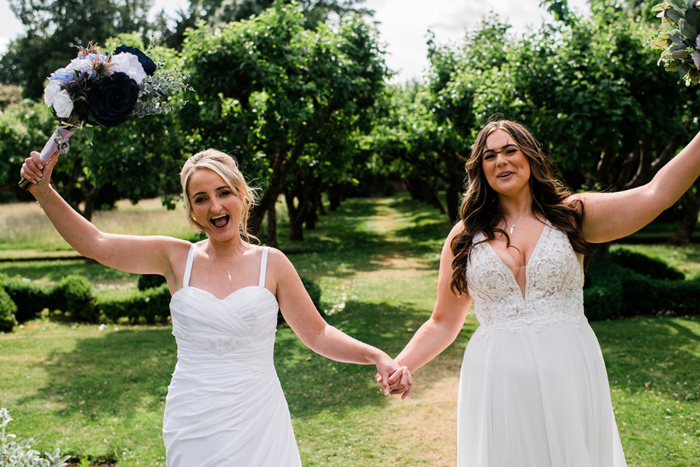 Outdoor bridal portraits