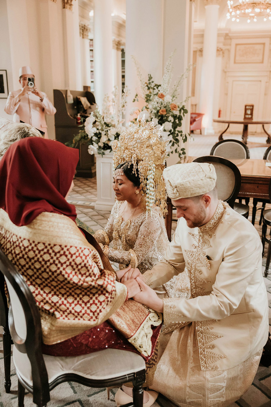 bride and groom multicultural ceremony blessing signet library