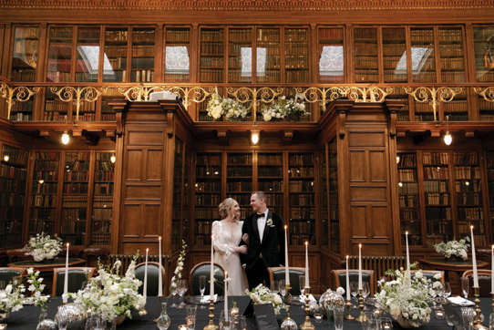 Couple portraits in Royal College Of Physicians Edinburgh