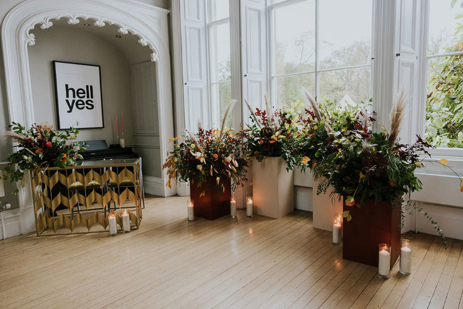 Ceremony Setting At Netherbyres House