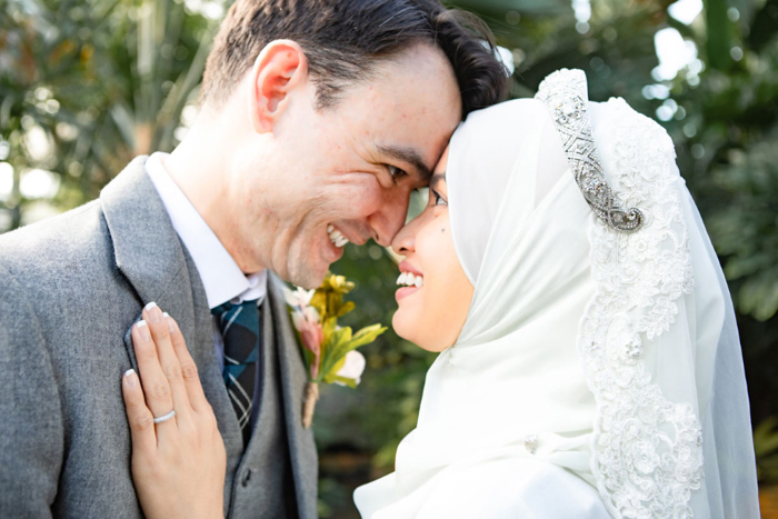 Bride And Groom Head To Head