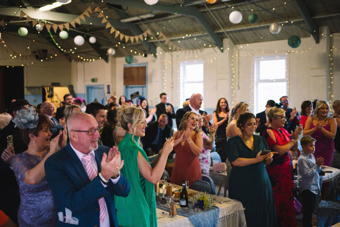 Guests at Portpartrick wedding