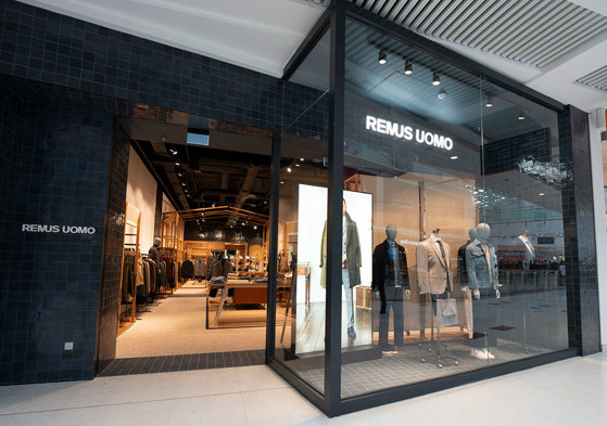 Exterior of Remus Uomo store at Braehead Shopping Centre in Glasgow