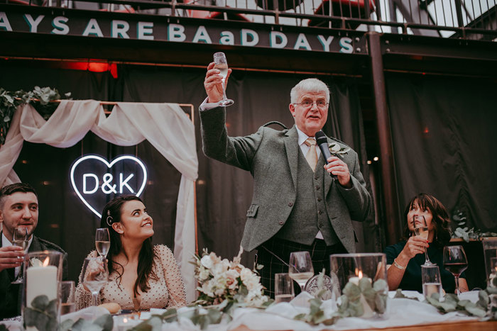 Wedding Speeches At Barras Art And Design