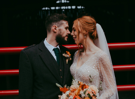 Moody couple portrait by Pocket Square Photography