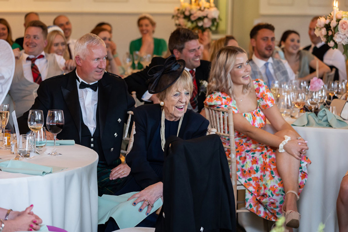 Guests listen to speeches